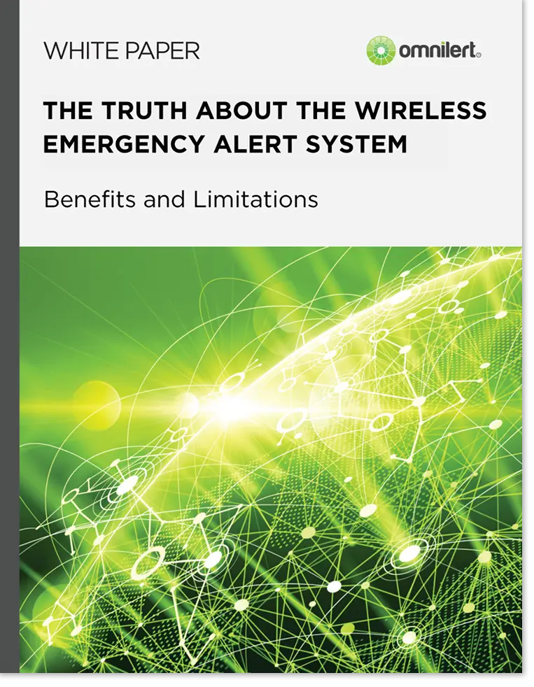 The truth about the wireless emergency alert system white paper
