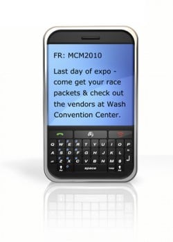 Marine Corps Marathon Selects RainedOut for Text Message Alerts