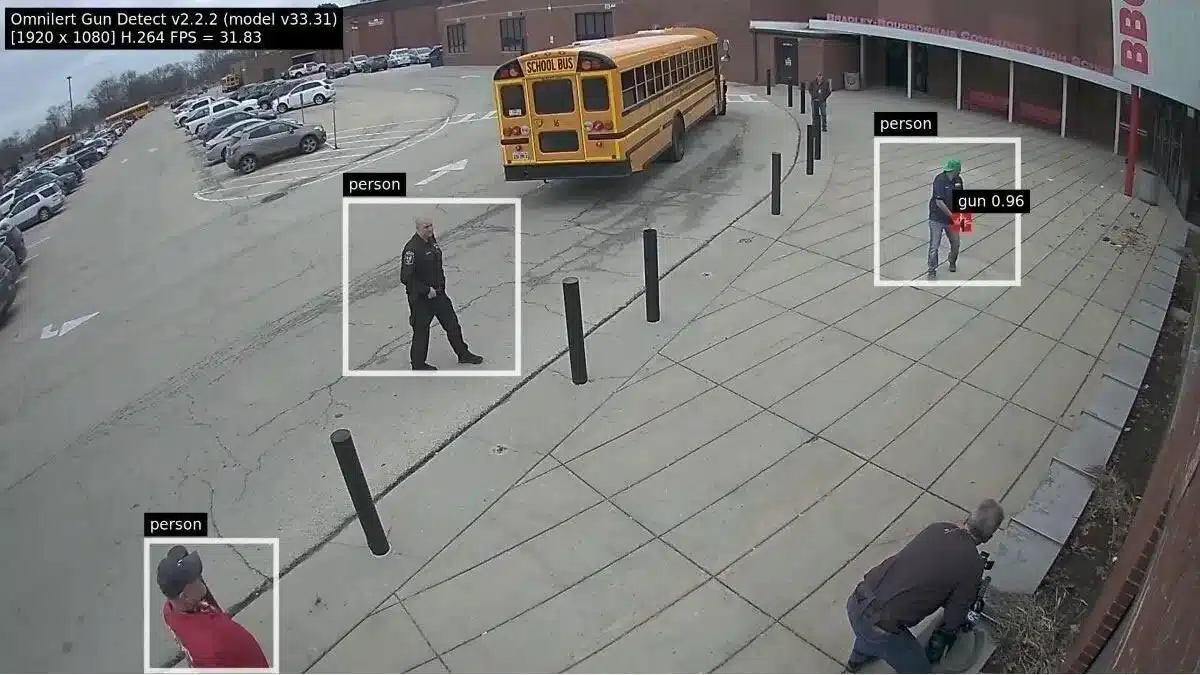 Oak Lawn High install AI Gun Detection - Omnilert