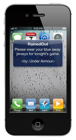 RainedOut Announces 0 Free Text Message Advertising