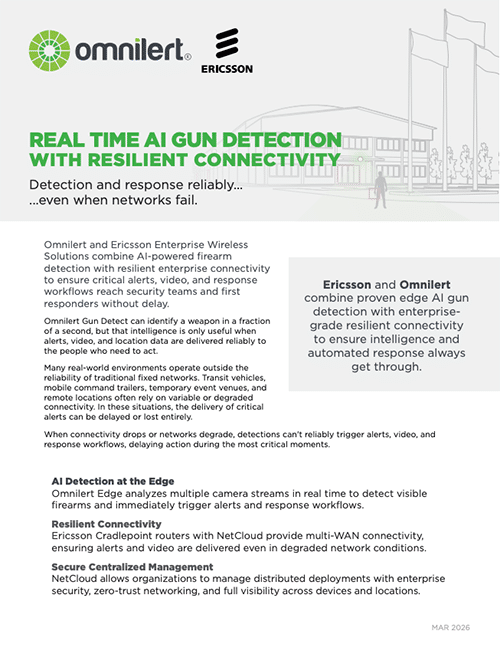 Real Time AI Gun Detection Solution Brochure