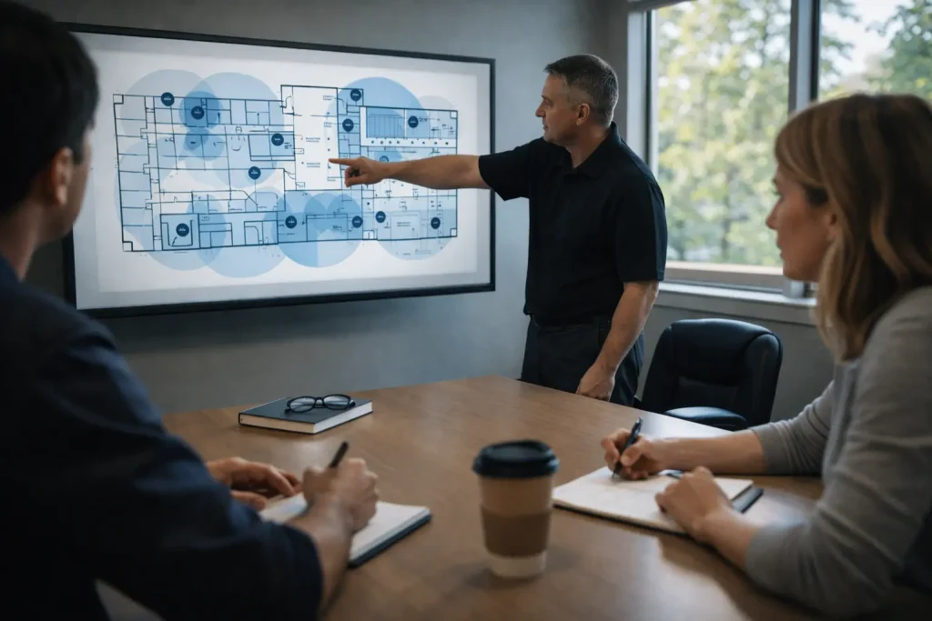 Recommendations pilot, camera audit, training, communication for your human foundation to your gun detection system