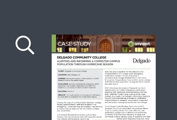 omnilert resources case study delgado community college