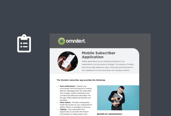 omnilert resources solutions overview instant app fact sheet