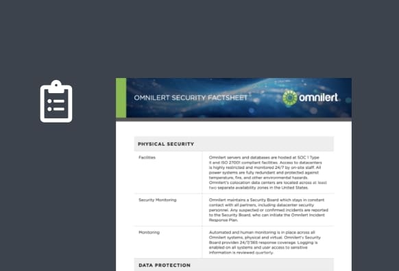 omnilert resources solutions overview security overview